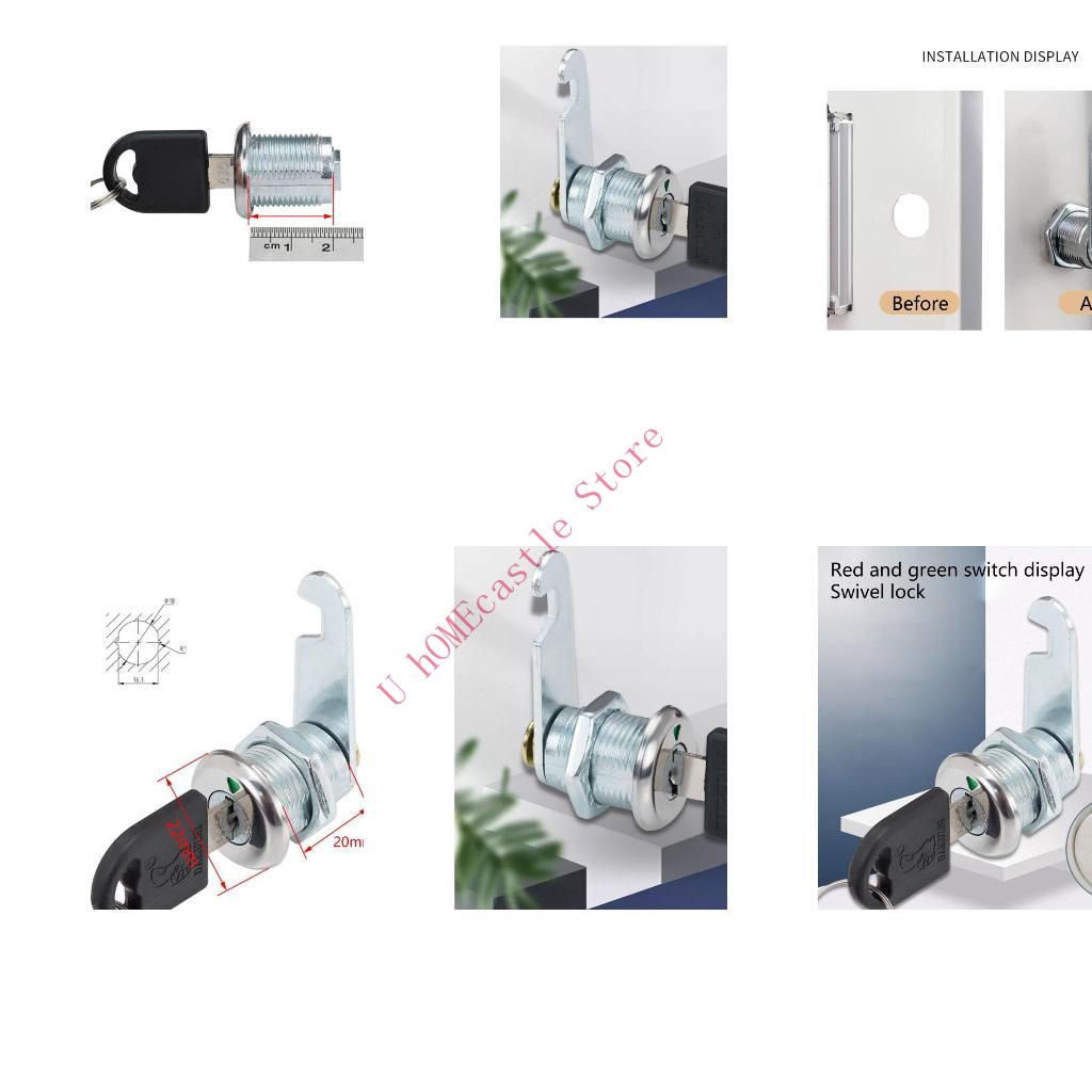 Furniture Hardware Latch - 63HF 2set Lade Cams Lock Beveiliging