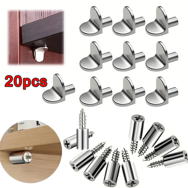 Shelf Peg Support - Metalen planksteunen, 2 soorten T-vormige plankpinnen
