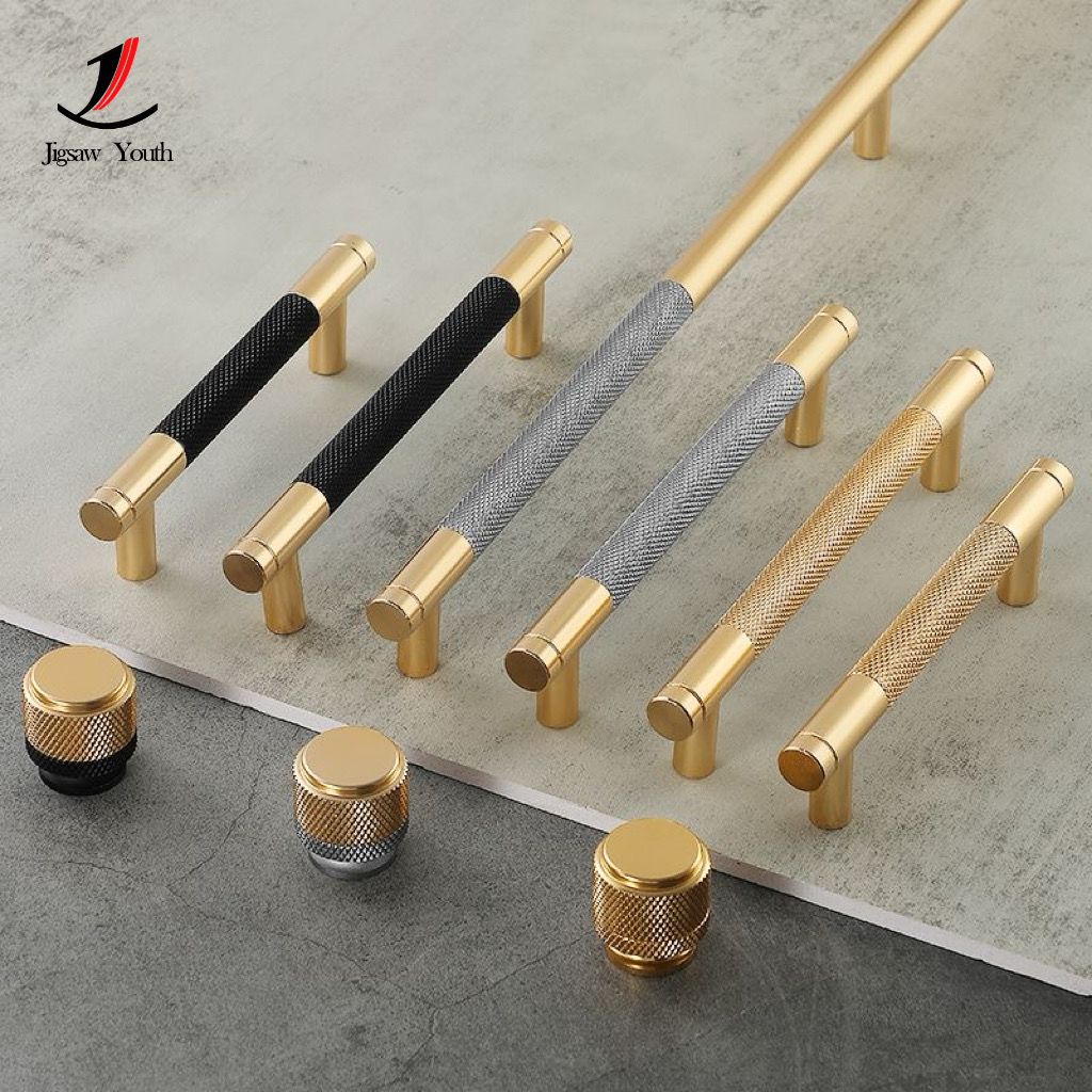 Furniture Hardware Gold - 25mm-158mm Nieuwe Moderne Gouden Kast Handvat