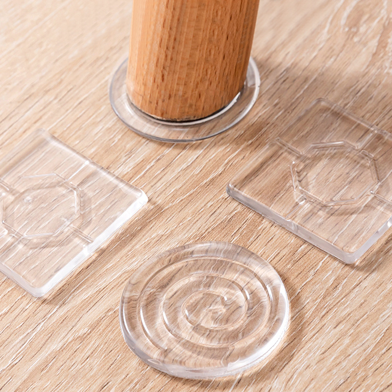 Furniture Leg Set - yes3585 4PCS/set Transparante Siliconen Meubelvoetmat Tafel