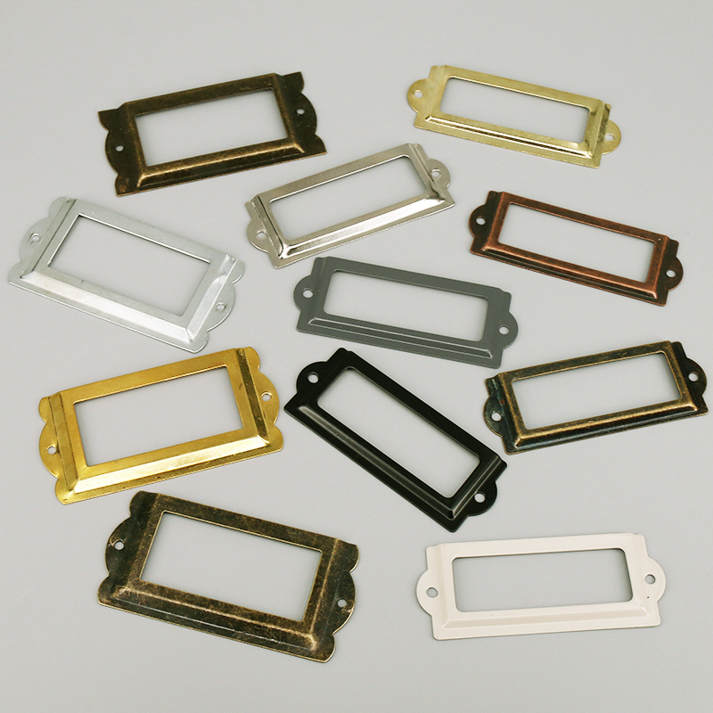 Furniture Hardware Names - 4 STKS Antiek Ijzeren Tag Label