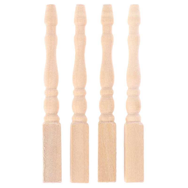 Furniture Leg Set - ● 4 stks/set 1:12 poppenhuis miniatuur