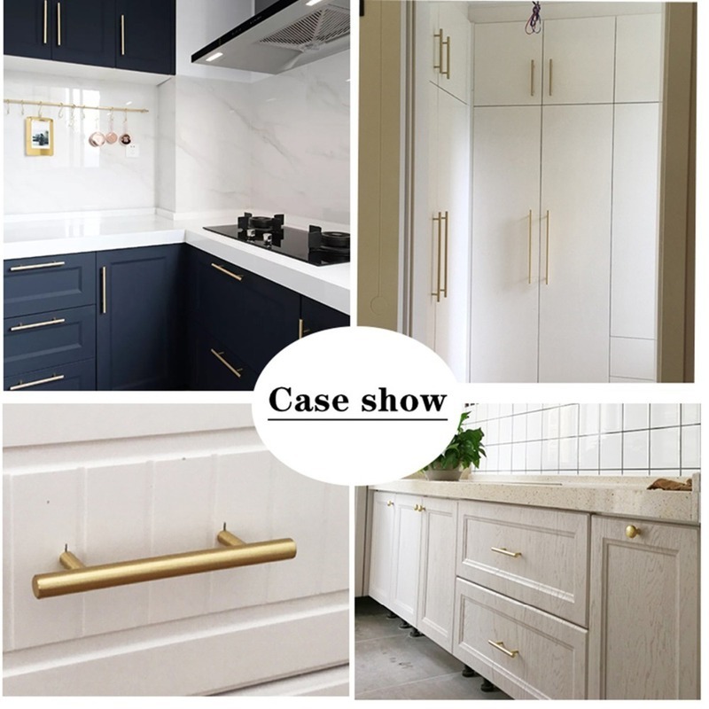 Moderne goud geborstelde recht - Furniture Hardware Gold recensie en prijs