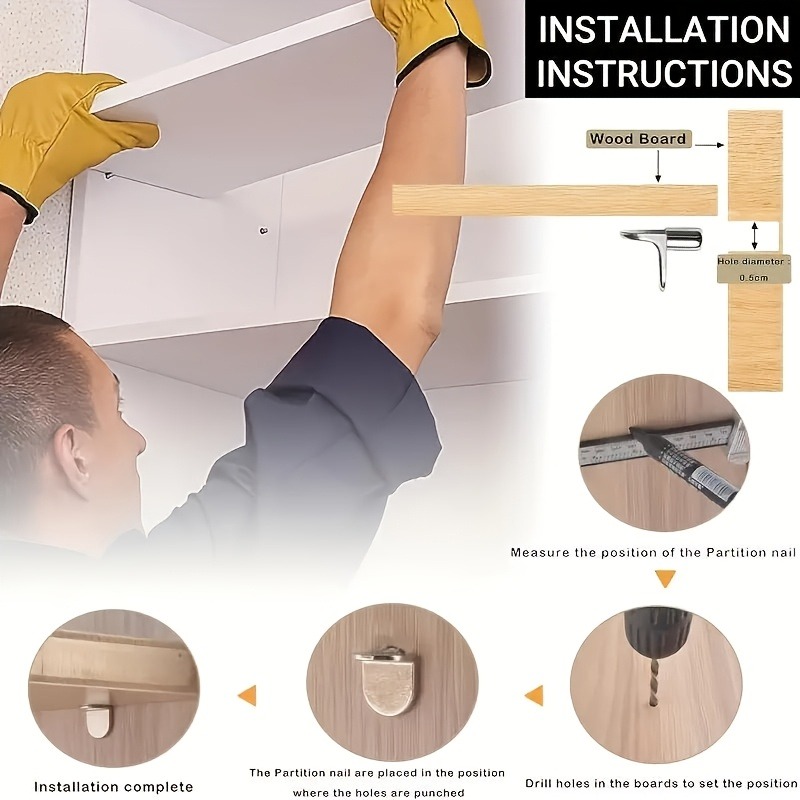 Metalen planksteunen, 2 soorte - Shelf Peg Support recensie en prijs