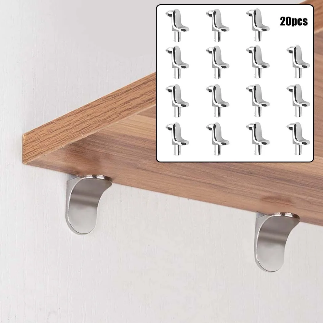 20Pc Roestvrijstalen Planksteu - Shelf Peg Support recensie en prijs