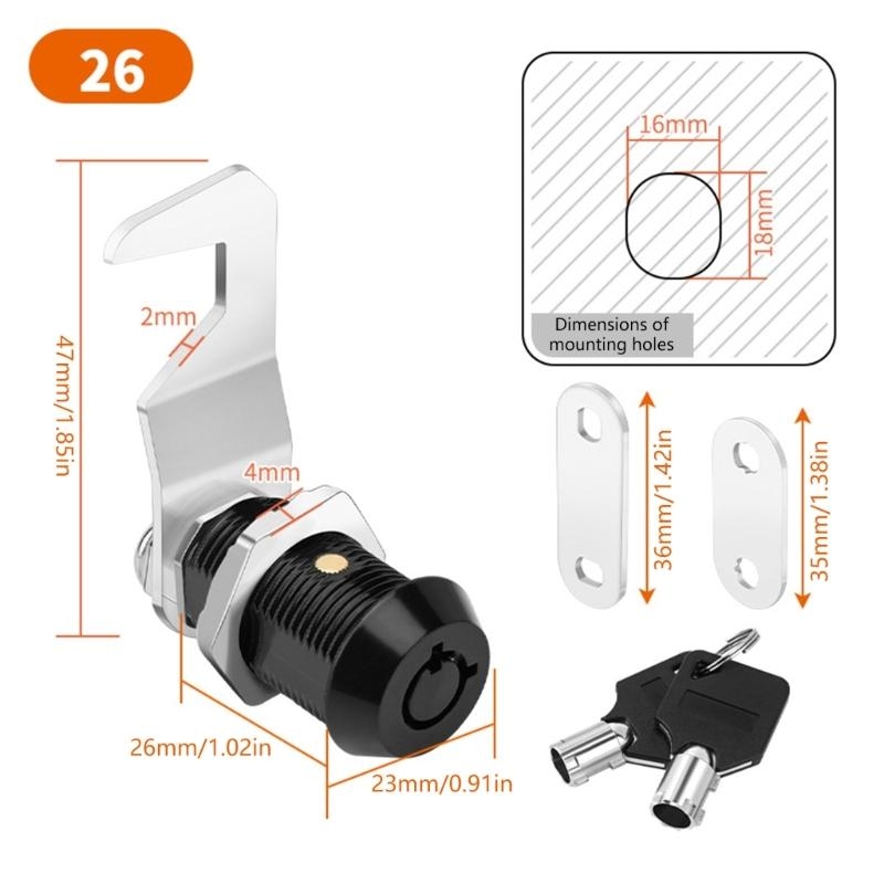 652F upgrades kastvergrendelin - Cabinet Lock Key recensie en prijs