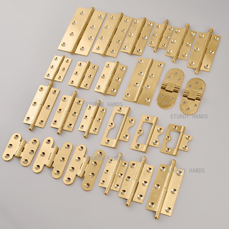 10 stuks messing scharnieren,  - Furniture Hardware Gold recensie en prijs