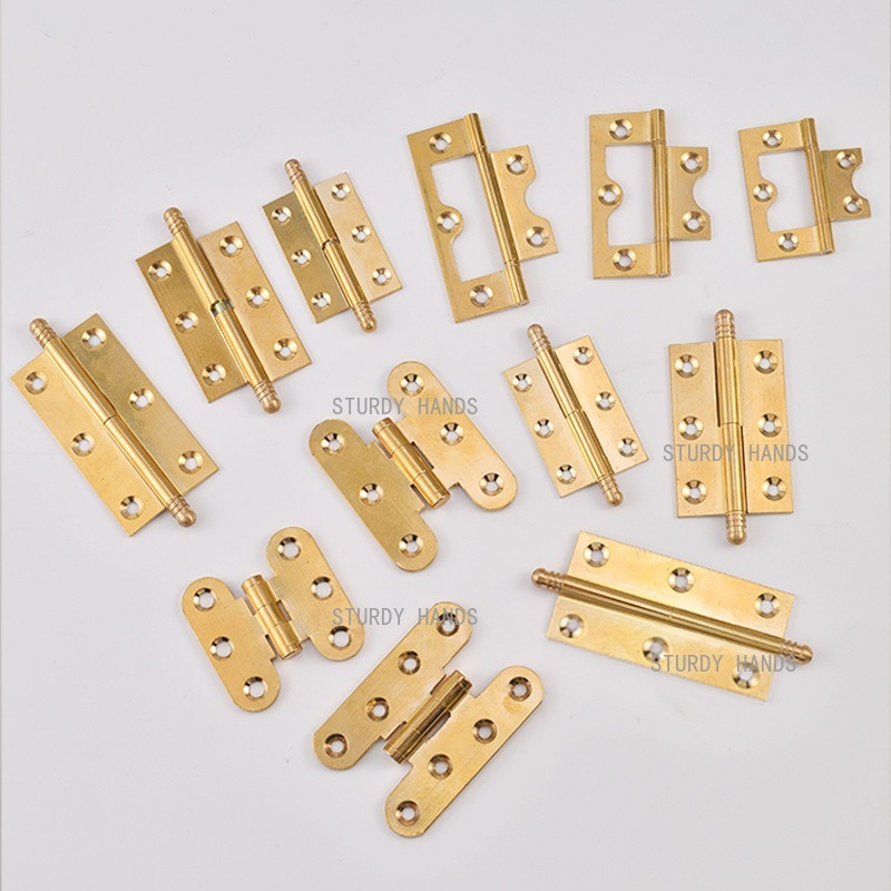 10 stuks messing scharnieren,  - Furniture Hardware Gold recensie en prijs