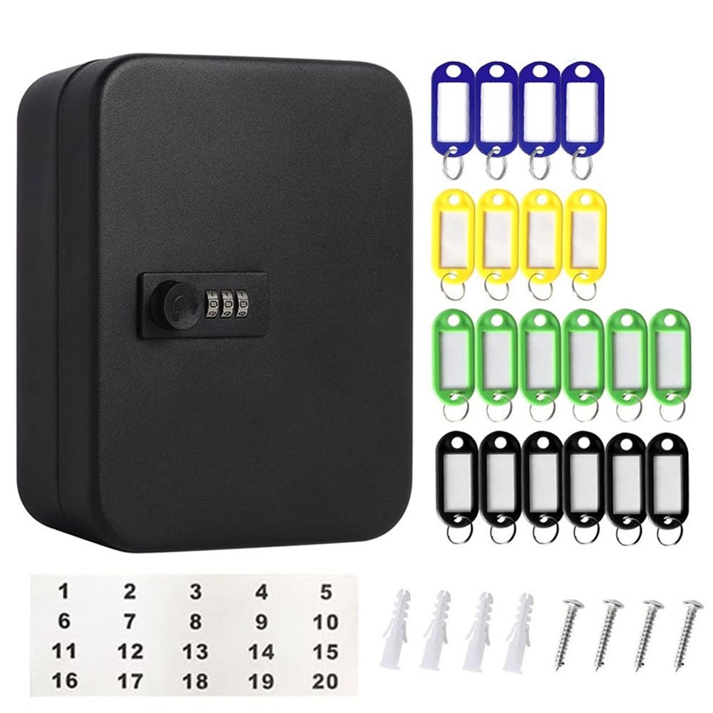 Zwarte sleutelkast met 3-cijfe - Cabinet Lock Key recensie en prijs