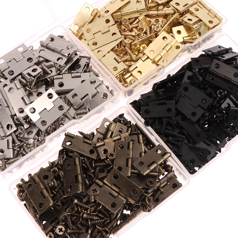 50 stks/doos Scharnieren + 200 - Furniture Hardware Gold recensie en prijs