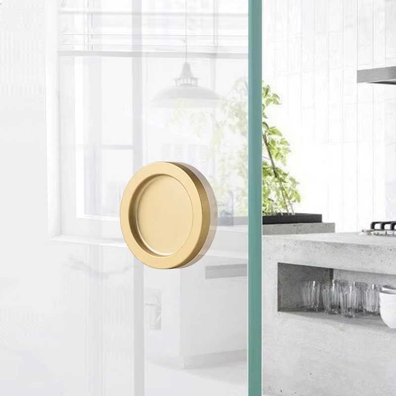 4 stuks aluminium ronde plakke - Furniture Hardware Gold recensie en prijs