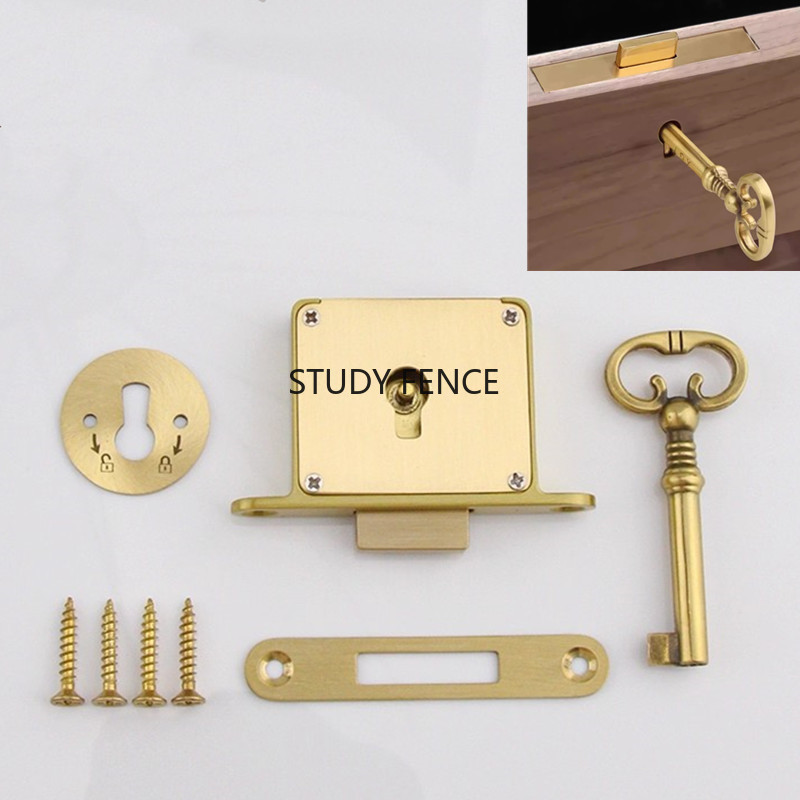1PC Antiek Metalen Ladeslot Wi - Cabinet Lock Key recensie en prijs