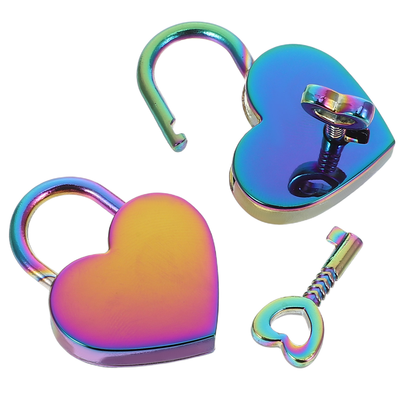 2Set Mini Hartvormig Hangslot  - Cabinet Lock Key recensie en prijs