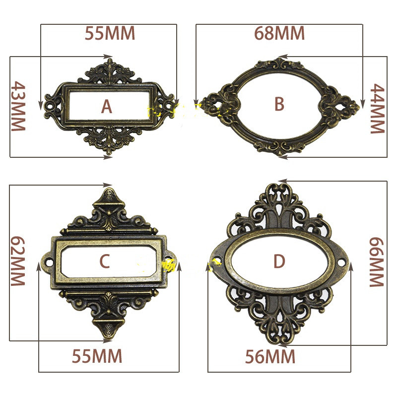 3Pcs Antieke Gesneden Accessoi - Furniture Hardware Names recensie en prijs